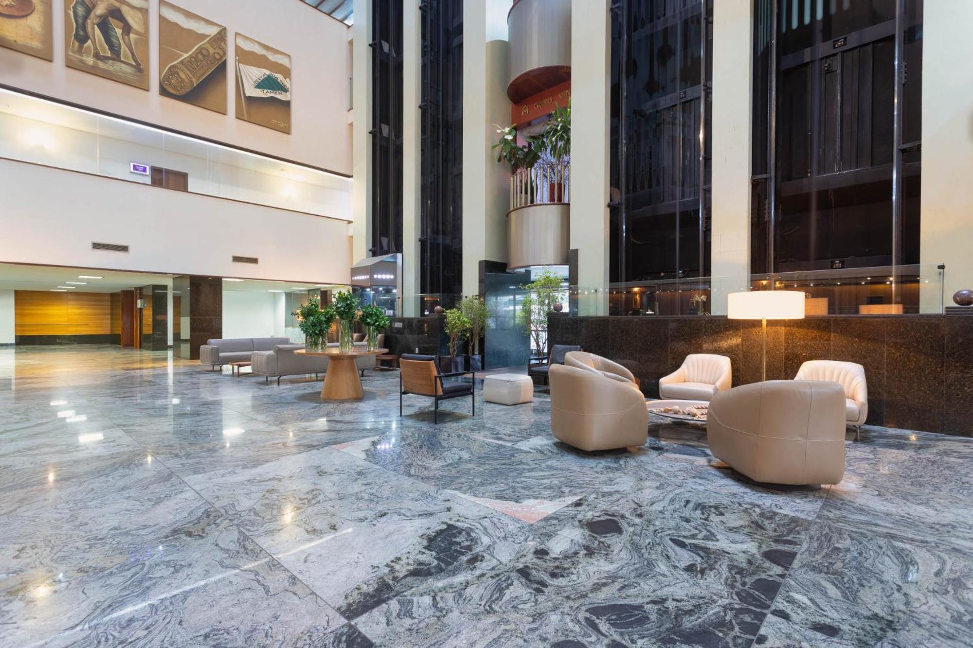 Ouro Minas Hotel Belo Horizonte, Dolce By Wyndham المظهر الخارجي الصورة Lobby