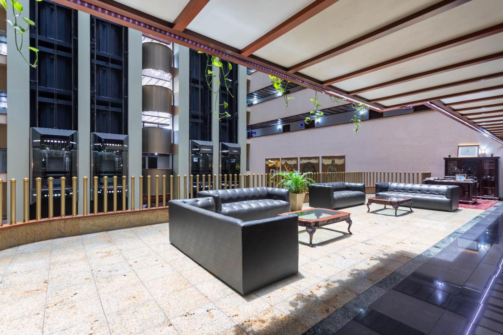 Ouro Minas Hotel Belo Horizonte, Dolce By Wyndham المظهر الخارجي الصورة Lobby