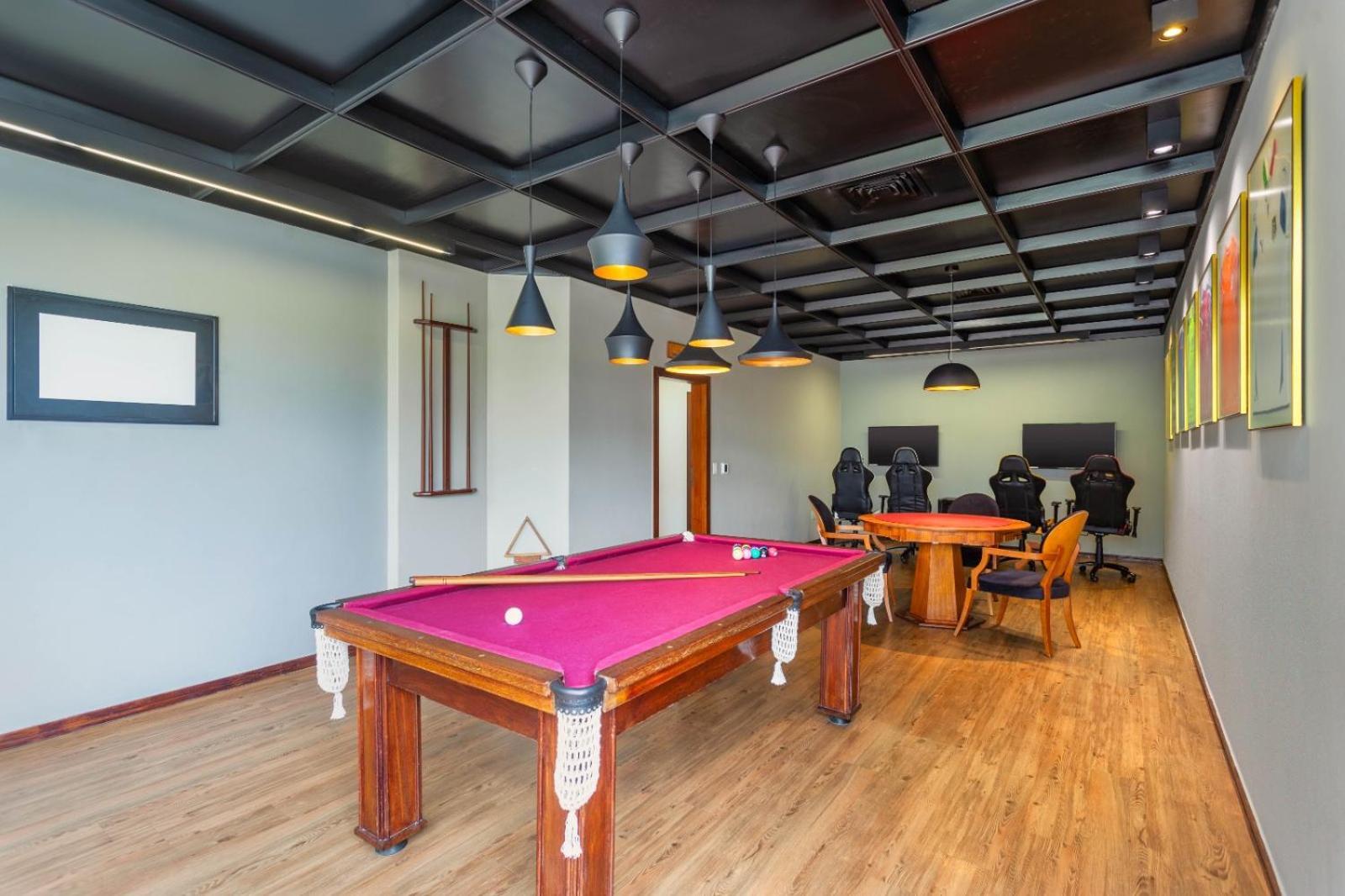 Ouro Minas Hotel Belo Horizonte, Dolce By Wyndham المظهر الخارجي الصورة The pool table at the office